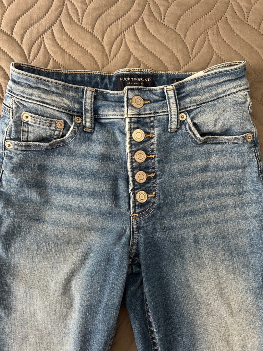 💙 Lucky Bridget Skinny Fit w/Exposed Button Fly